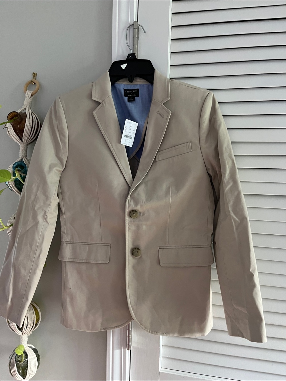 Crewcuts Beige Boys' Two-Button Blazer